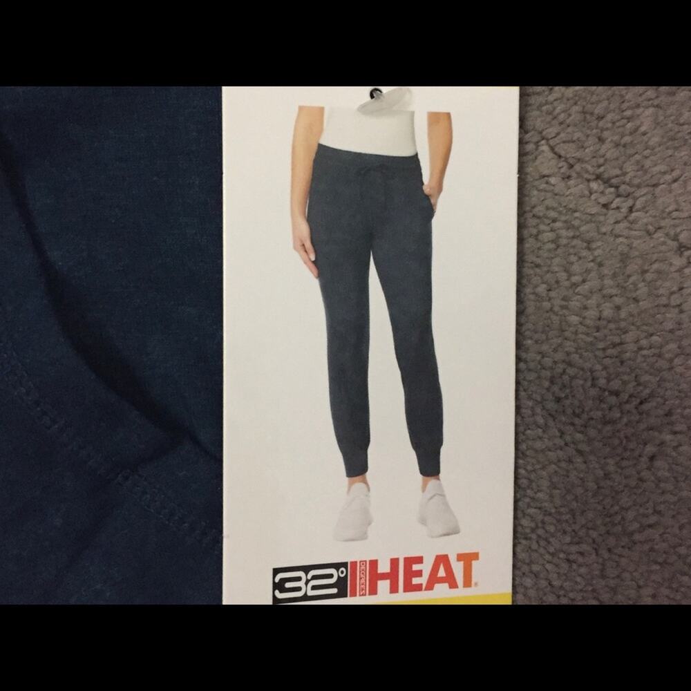32 degrees heat Ladies joggers (Teal)-Small